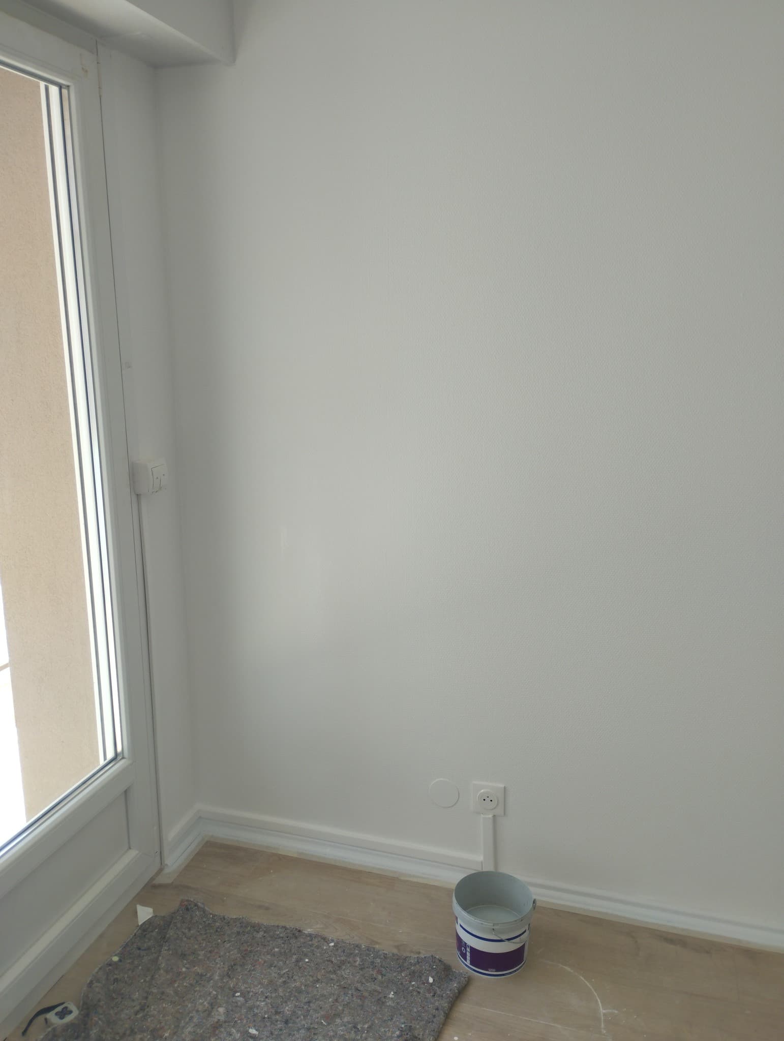 Après Mur réparé après saignée