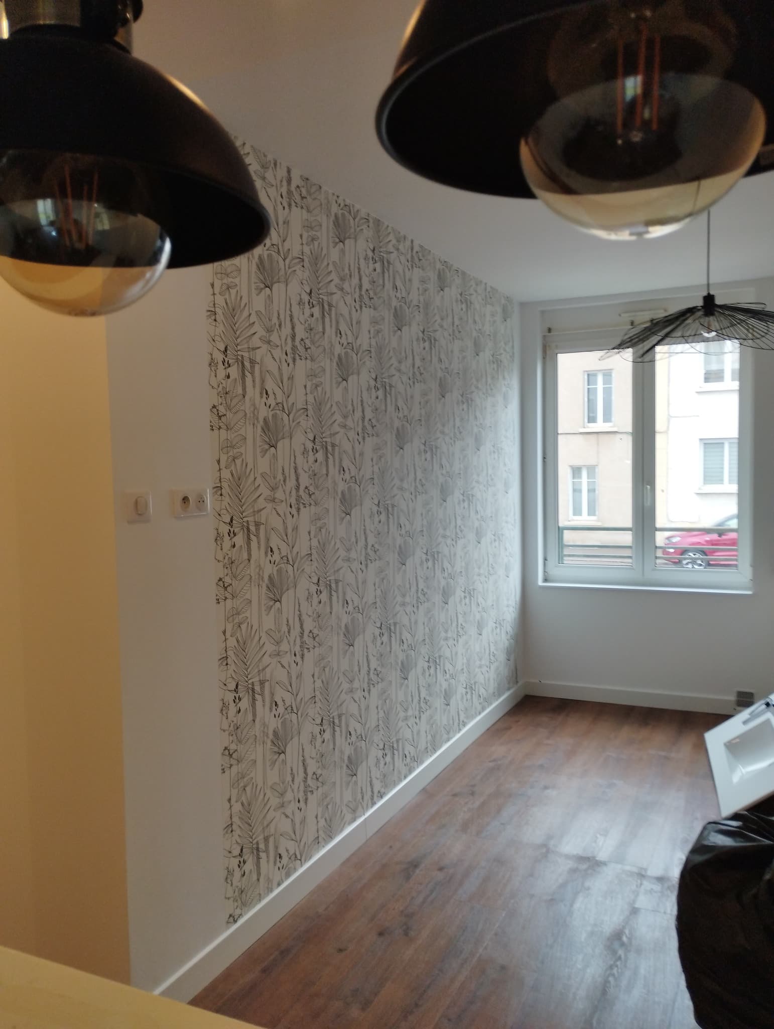 Mur décoratif posé en collaboration - Metz - Après